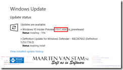 RS4 Windows 10 Insider Preview 17017.1000